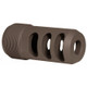 Cadex .30 cal MX2 3-Port Muzzle Brake - 5/8-24 in Stealth Vortex