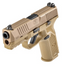 FN 509 9mm Luger 4", FDE/FDE, 3-17rd Mags, Night Sights