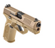 FN 509 9mm Luger 4", FDE/FDE, 3-17rd Mags, Night Sights