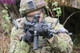 Estonian Soldier with LMT Estonian Reference Rifle 14.3" pinned 5.56 NATO