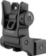 UTG Super Slim Flip-up Rear Sight - Black