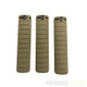 RAS Rail Cover 11-Rib DOD Mil-Spec, New, Set of Three (3), FDE, Custom Cerakote