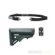 Blue Force Gear M4 Sling Kit in black showing stock and rail mount