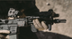Die Free Co Full Stop M-LOK Hand Stop shown on handguard used as hand stop with Tiger Claw