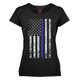Rothco Women's Thin Blue Line Longer T-Shirt 1