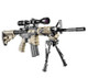 Harris Bipod 6-9 in swivel with notched legs S-BRM 