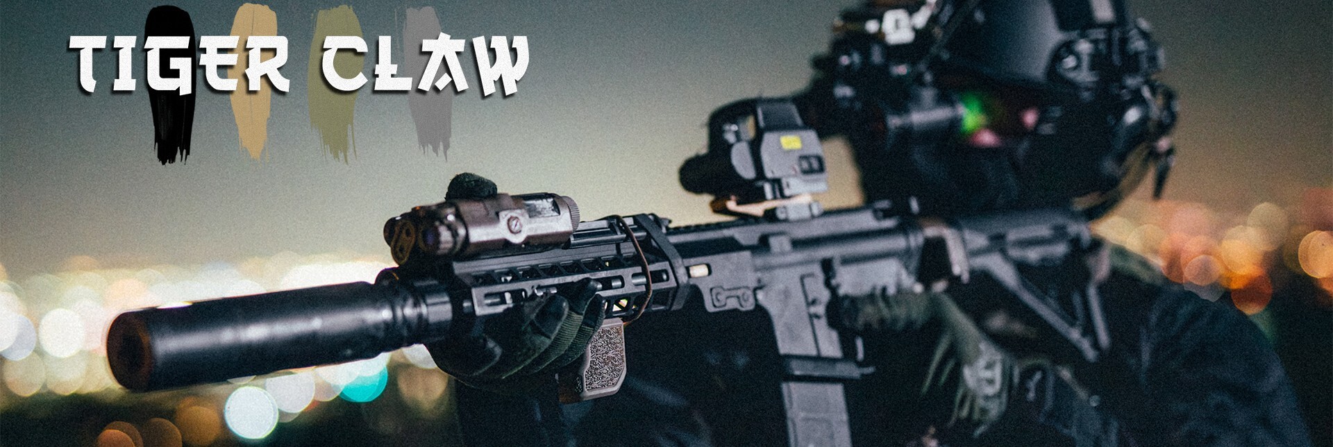 Hero banner for DFCO Tiger Claw M-LOK Angled Grip