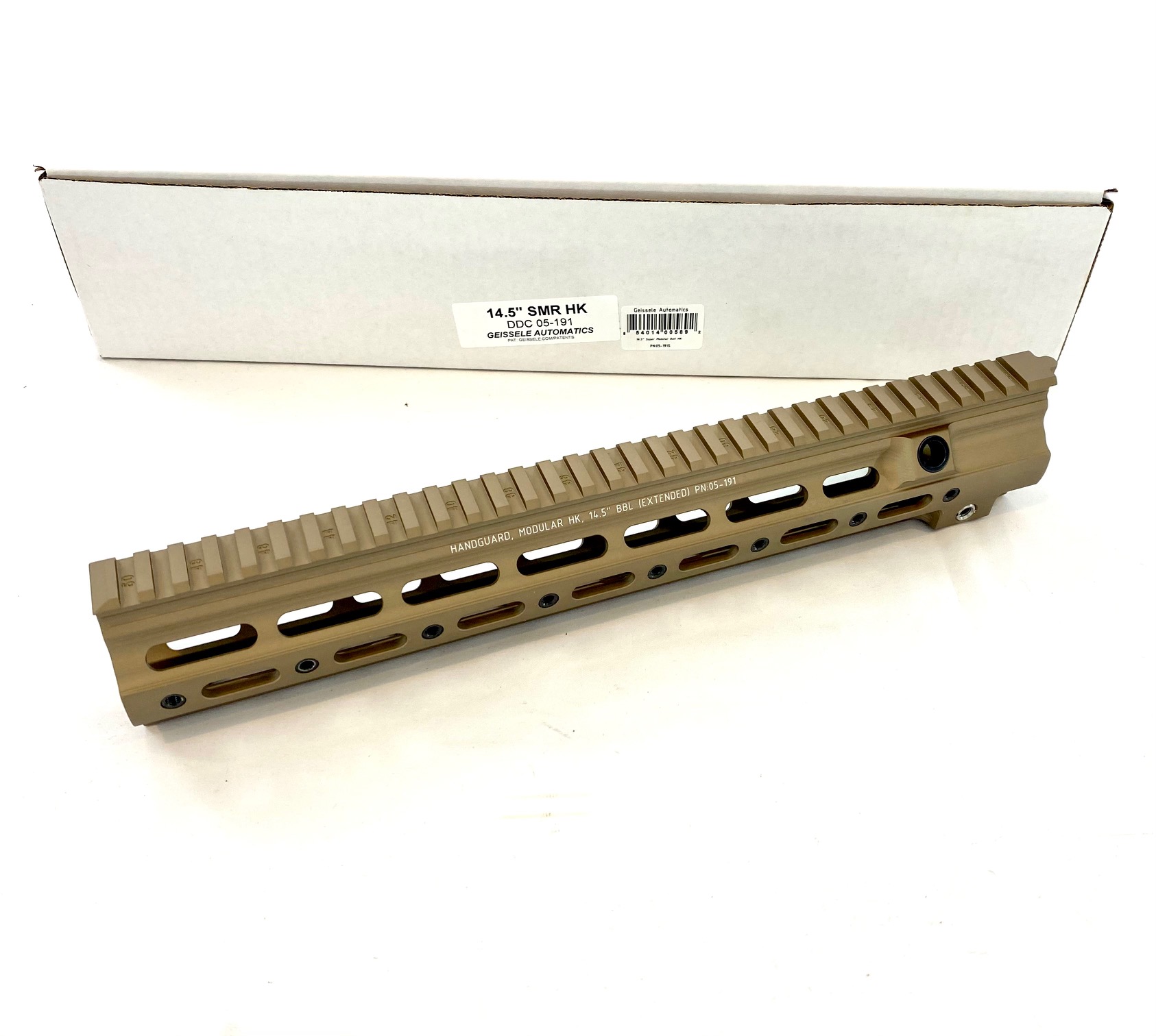 Geissele 14.5 HK416 SMR MK15 DDC 実物 Geissele Super Modular Rail HK for HK416