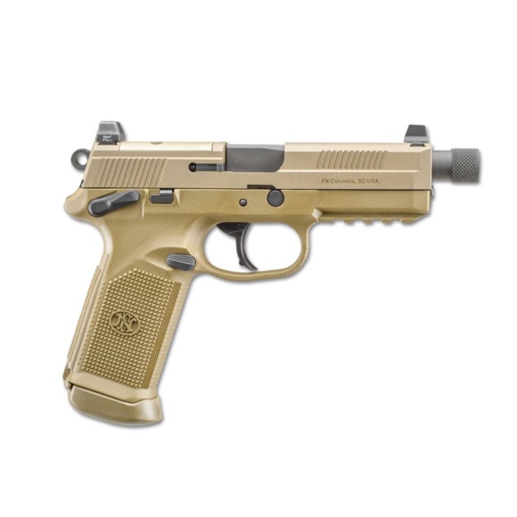FN FNX-45 Tactical Pistol 15 rnd 45 ACP night sights -FDE