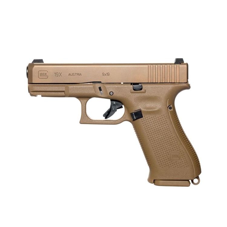 Glock G19X compliant pistol FDE military crossover PX1950701 | For