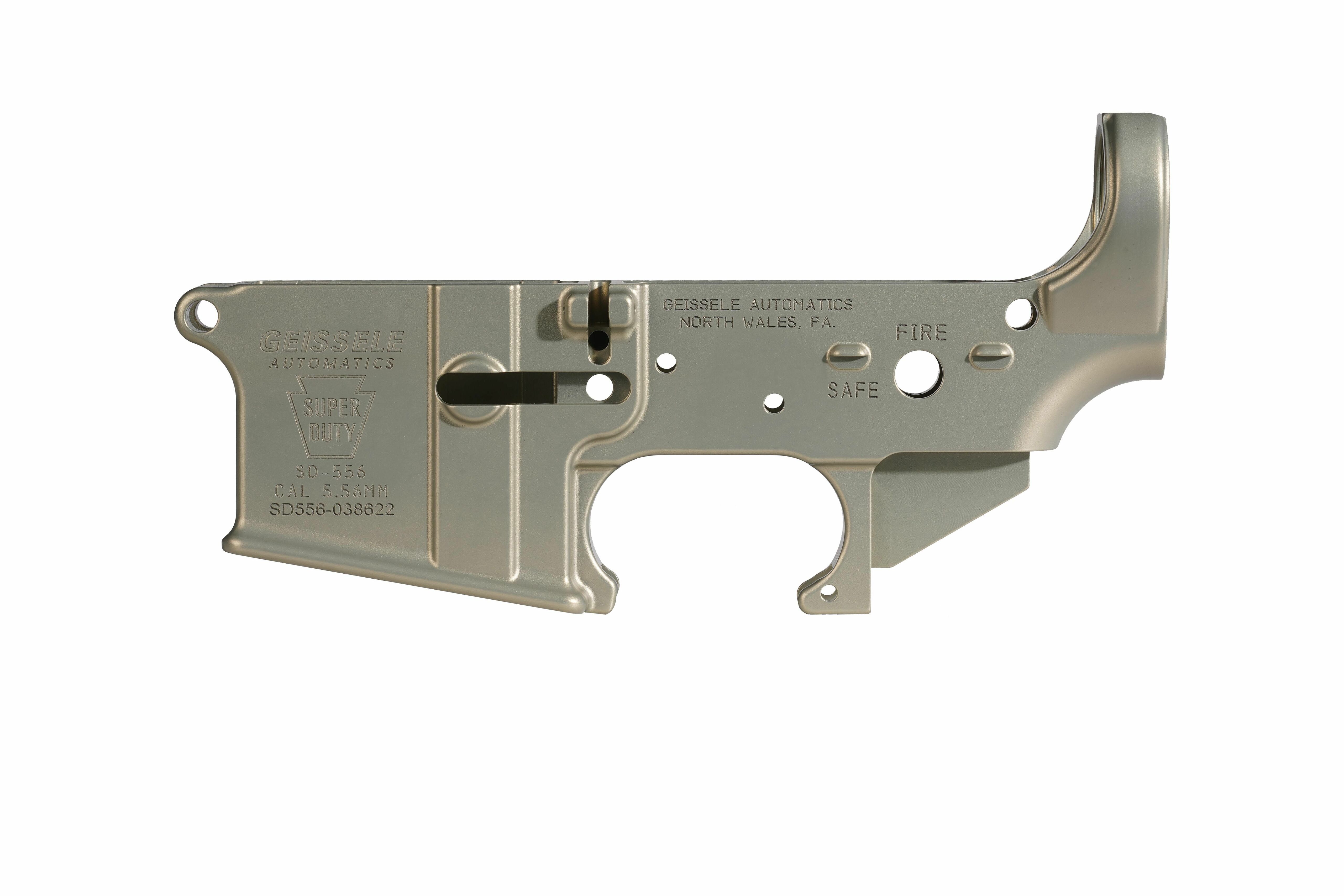 Geissele Super Duty Stripped Lower Receiver, IDM 5.56 Iridum