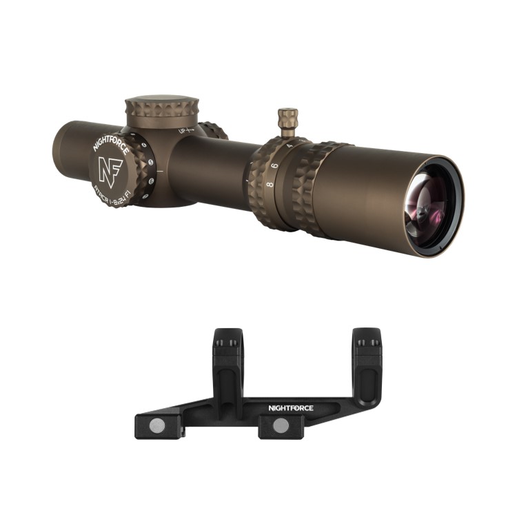 Nightforce ATACR 1-8x CQBR / LPVO Scope with Geissele Mount combo