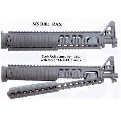 M16A4 RAS M5 ハンドガード M16A4 Forearm Rail - M5 RAS from P&S Products no rail covers
