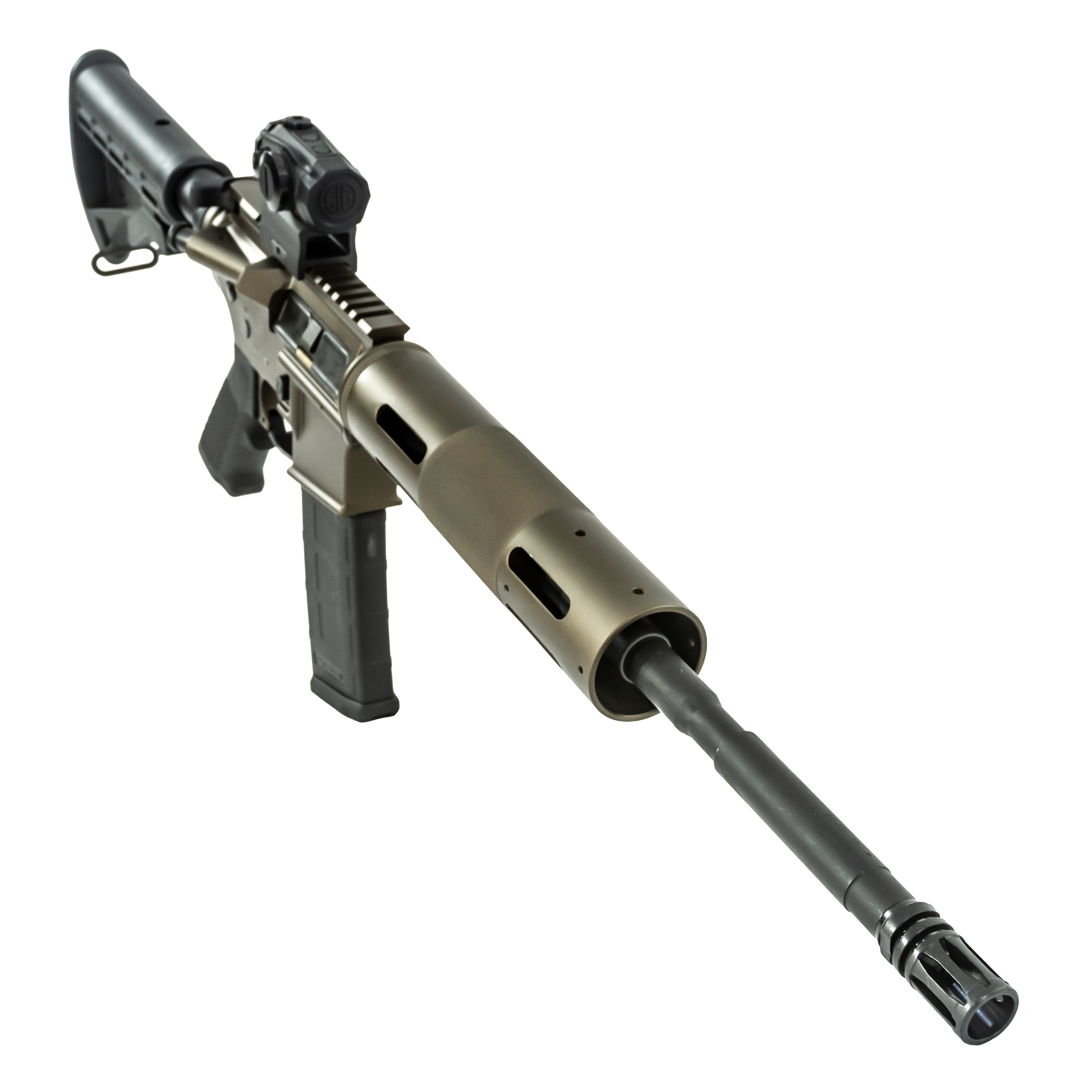 Bushmaster XM15 Carbine Burnt Bronze Cerakote Rifle 5.56 16