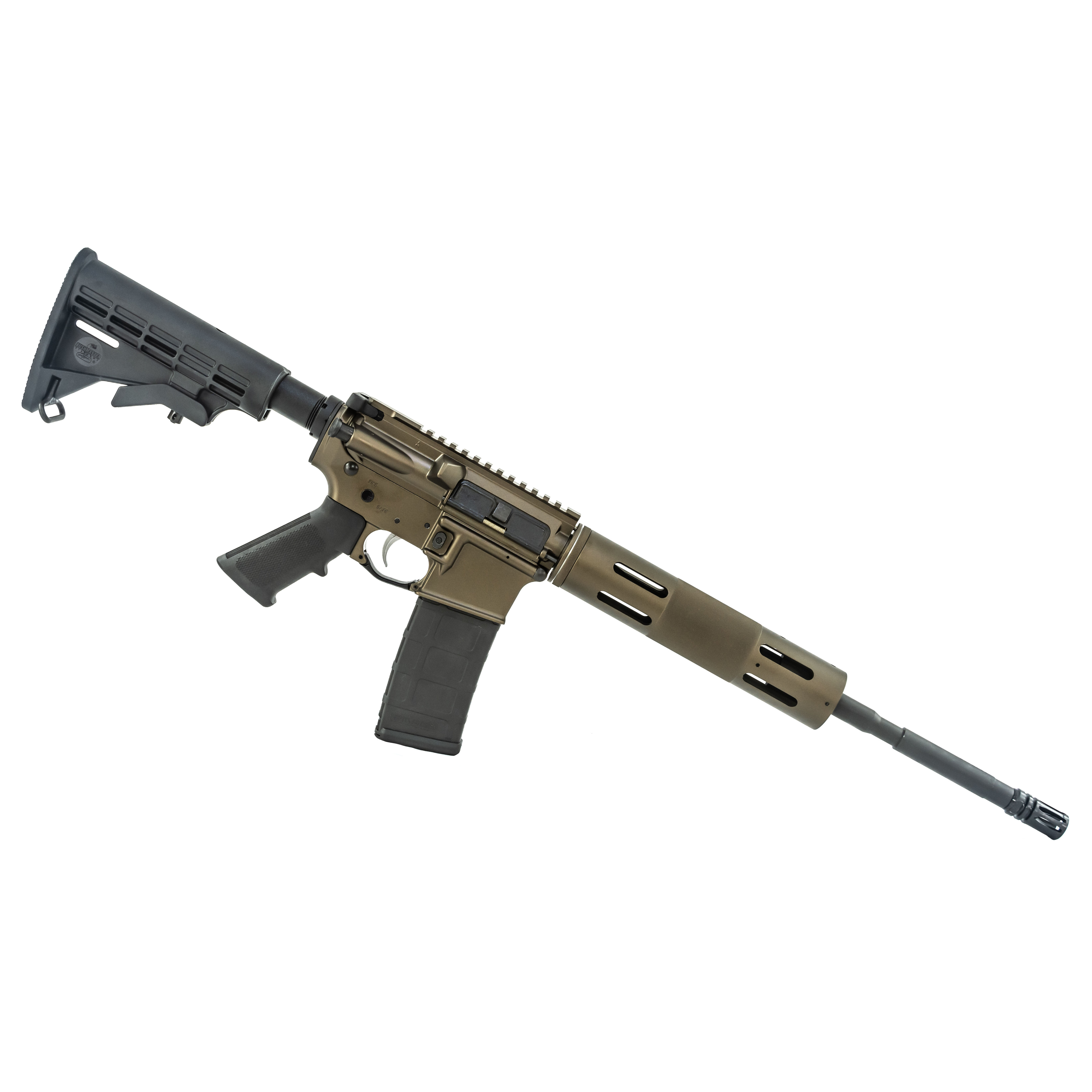 Bushmaster XM15 Carbine Burnt Bronze Cerakote Rifle 5.56 16
