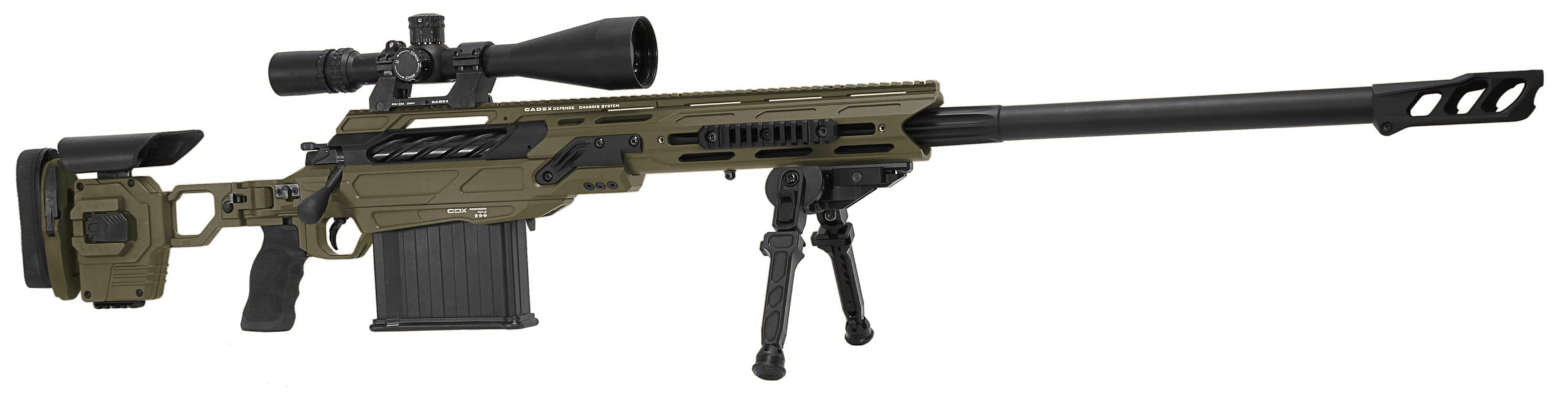 CADEX Tremor Battle Worn Orange Rifle w/Round Bolt Knob & MX1 Muzzle Brake  .50 BMG for sale