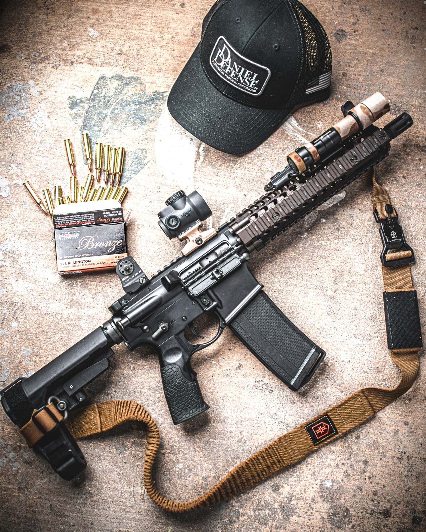 Daniel Defense Mk18 RIS-II rail, FDE | For Sale Now at