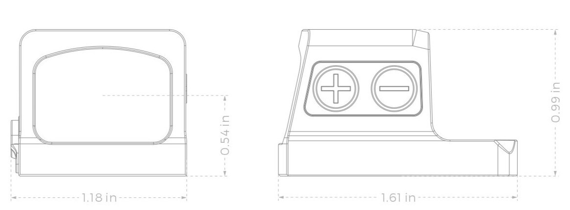 Holosun EPS dimensions