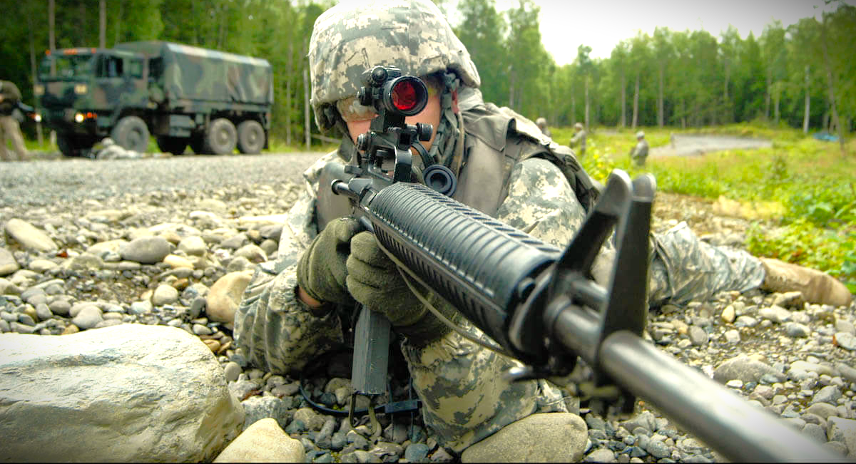 M16A2 with US Army Soldier