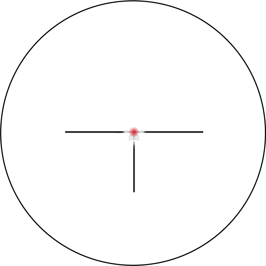 FC-DMx reticle at 1x power