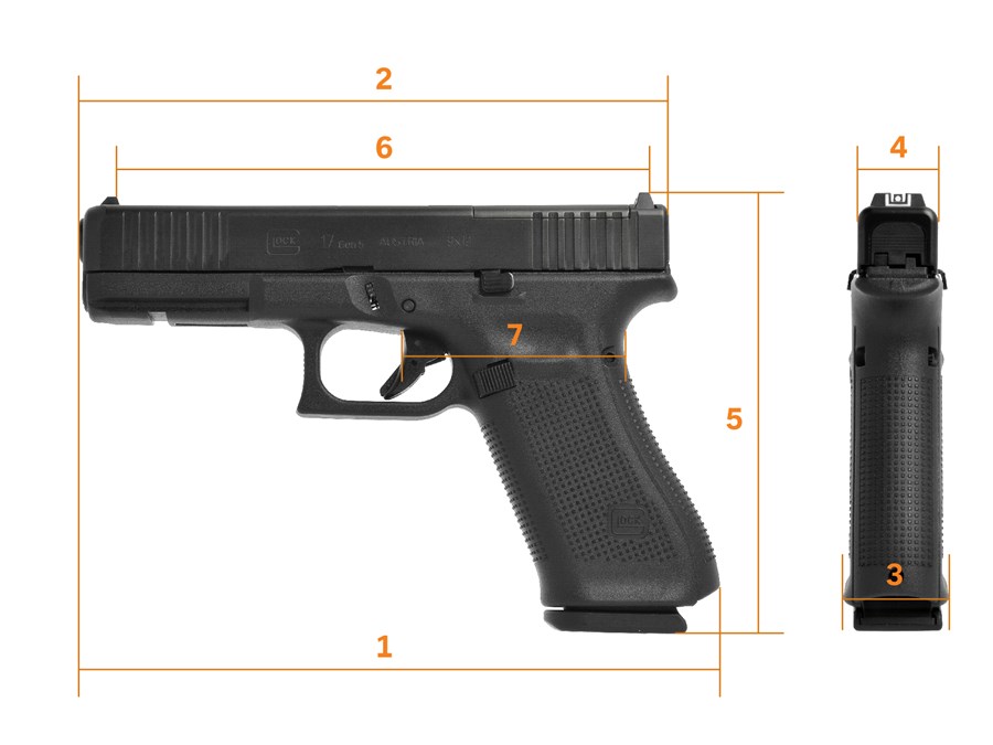 Glock 17 full size Gen 5 MOS