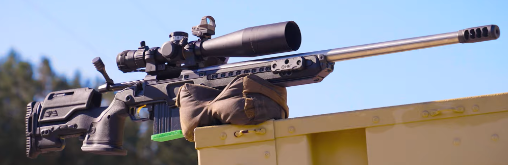 MDT JAE G5 shown on a competition rifle