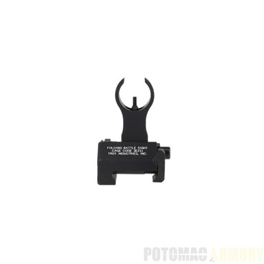 Troy Front Folding HK Style Battle Sight BUIS - black