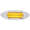 12 LED Marker Light W/ Chrome Maverick Bezel - Amber LED/ Amber Lens