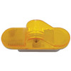 6 Inch Mid Trailer Turn Signal Oval Light - Amber Lens