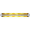 Dual 19 LED 12 Inch Reflector Turn Signal Light Bars - Amber LED/ Amber Lens