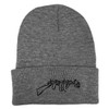 Chrome Shop Mafia Logo Knit Heather Gray Beanie