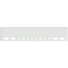 20 Inch Chrome Texas Boxed End Bumper With 4 Oval, 8 Rnd 2 Inch And End 1 Rnd 2 Inch Light Holes For Freightliner Classic 120 And Xl 132