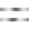 5.25 Inch Stainless Steel Blank Cab Panels W/ Dual Step Light Holes For Kenworth T800, W900L