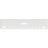 22 Inch Chrome American Eagle Bumper With Tow, 2 Oval And 10 - 2 Inch Round Light Holes