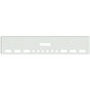 22 Inch Chrome American Eagle Bumper With Tow, 6 Oval And 6 - 2 Inch Round Light Holes