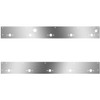 Stainless Steel Cab Panels W/ 10 P3 Light Holes, Block Heater Plug, Step Light Holes For T800, W900