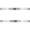 Stainless Steel Cab Panels W/ 12 P1 Light Holes For Kenworth W900L Aerocab