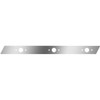 Stainless Steel Permit Panel W/ 6 P1 Light Holes Passenger Side For Kenworth W900L Aerocab