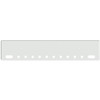 22 Inch Chrome Texas Boxed End Bumper With 2 Oval, 10 Rnd 2 Inch And End 1 Rnd 2 Inch Light Holes For Freightliner Classic 120, 132