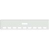 20 Inch Chrome American Eagle Bumper With Tow, 9 Oval Light Holes