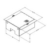 Merritt Aluminum 12 X 23 X 27 Inch In-Frame 4 Battery Box