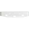 16 Inch Valley Chrome Standard Taper Bumper With Mounting, 2 Square Fog Light, Center Step, And Tow/Hitch Holes For International