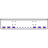 20 Inch Chrome Texas Rolled End Bumper Kit With Bolt Holes And 6 Oval-6 Round 2 Inch Amber-Purple Dual Revolution Lights With Visors For International 9900 Ix 2000 Thru 2011