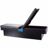 Merritt Aluminum 14 x 20 x 60 Inch Black Gloss Diamond Plated Aluminum Gull Wing Tool Box W/ Dual Lids