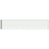 22 Inch Chrome American Road Runner Mitered Corner Bumper With 15 Rnd 2 Inch Light Holes For Kenworth W900B, W900L