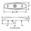 Amber Rectangular Clearance & Marker Light W/ 1 Bulb For Peterbilt