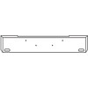 20 Inch Chrome Road Runner Mitered End Bumper With 2 Oval Light Holes
