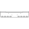18 Inch Chrome Rolled End American Eagle Bumper With 8 Oval Light Holes