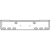 18 Inch Chrome Texas Mitered End Roadrunner Bumper With Tow, 6 Oval Light Holes