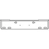 20 Inch Chrome Road Runner Mitered End Bumper With Tow, 4 Oval Light Holes